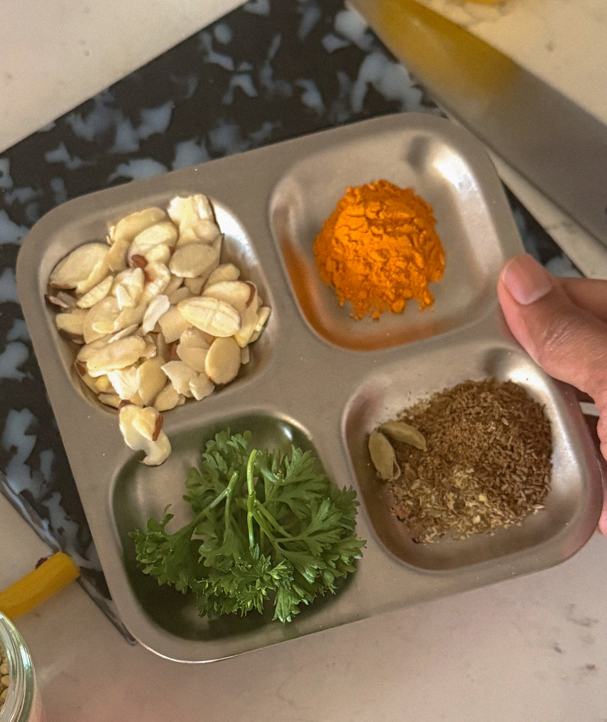 Spice Mise-en-place Plate