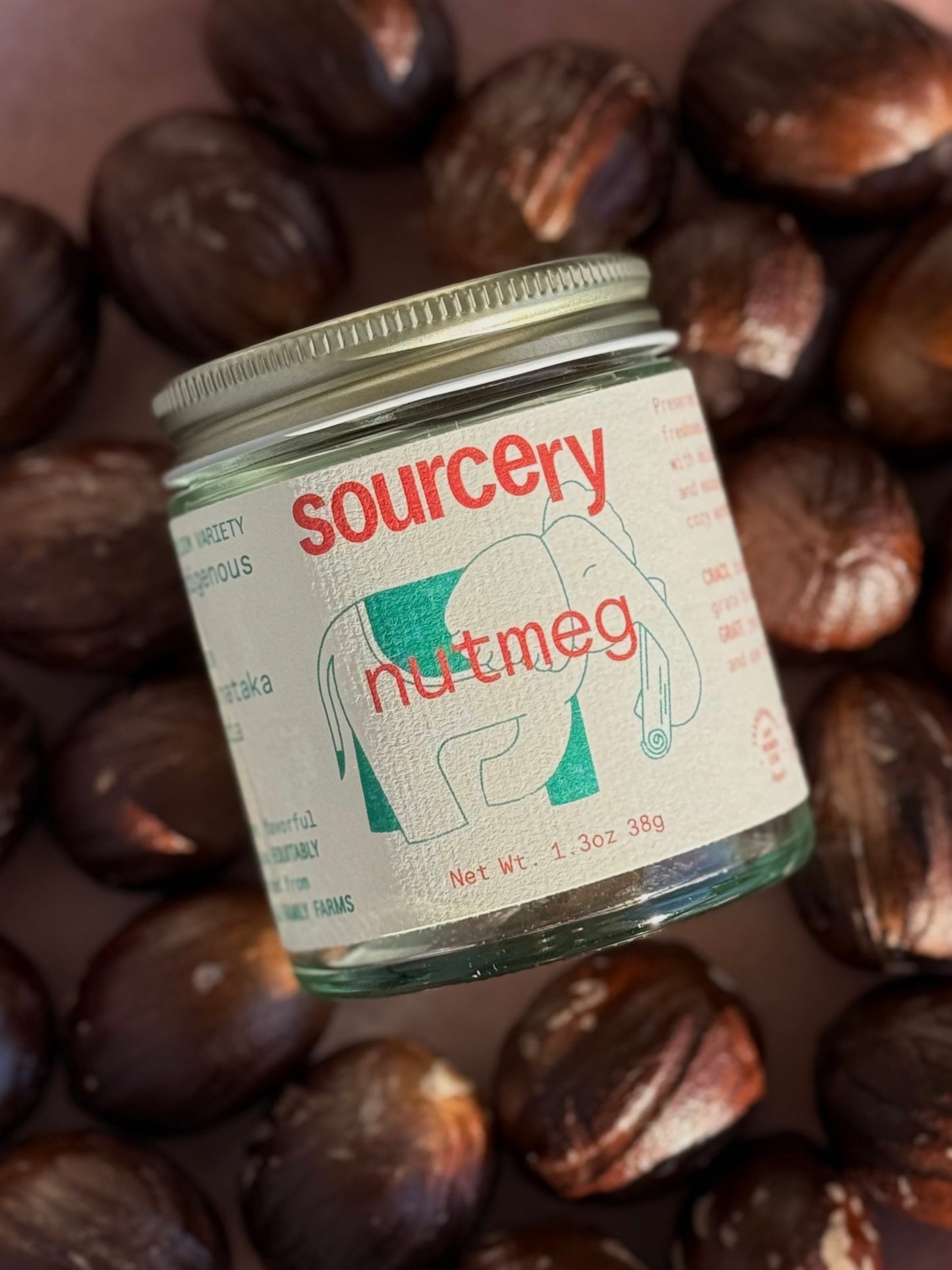 Whole Karnataka Nutmeg 16oz