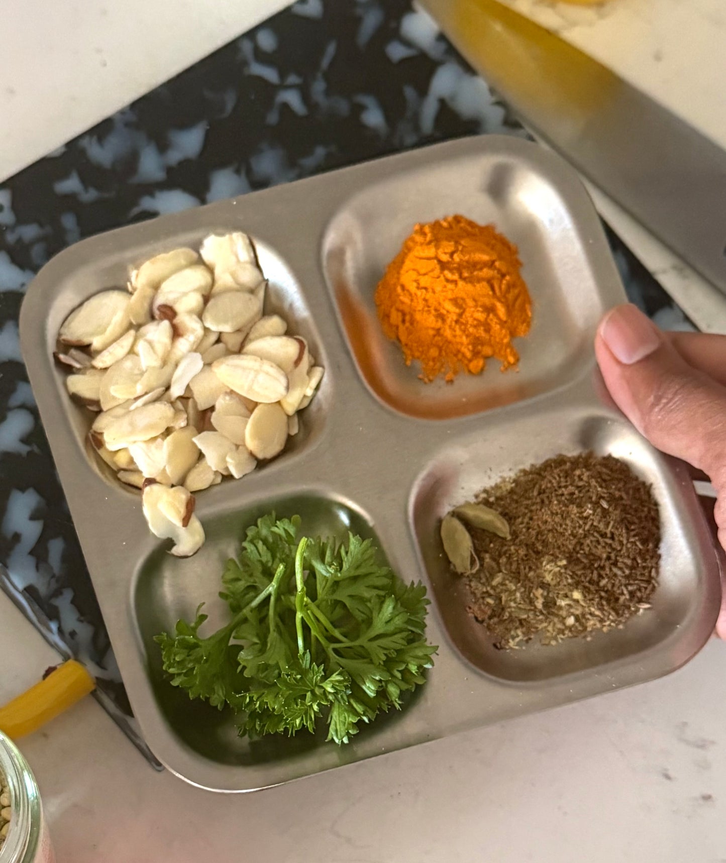 Spice Mise-en-place Plate